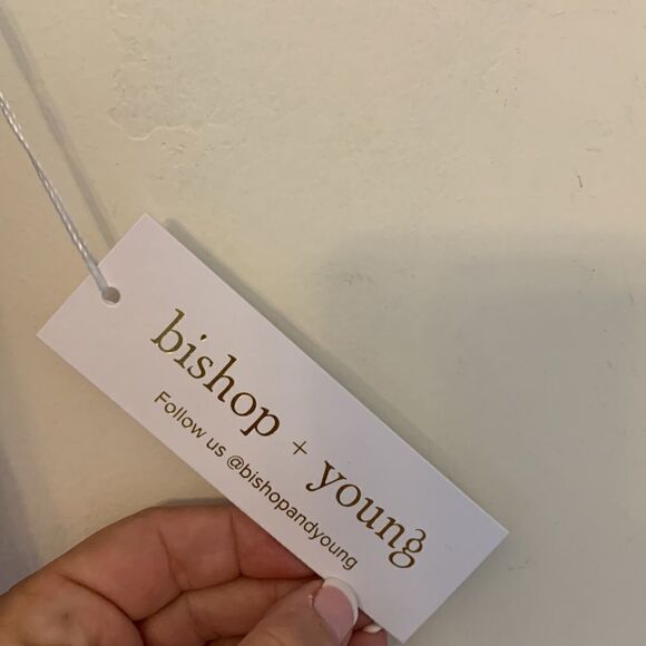 Bishop+Young light blue adjustable spaghetti strap tank Size S NWT - Picture 4 of 8